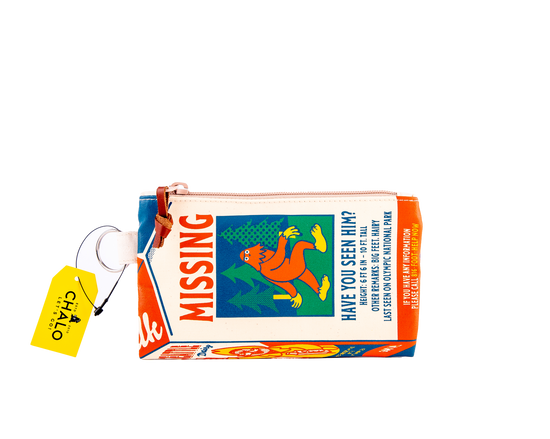 PNW Red Milk Carton Small Pouch