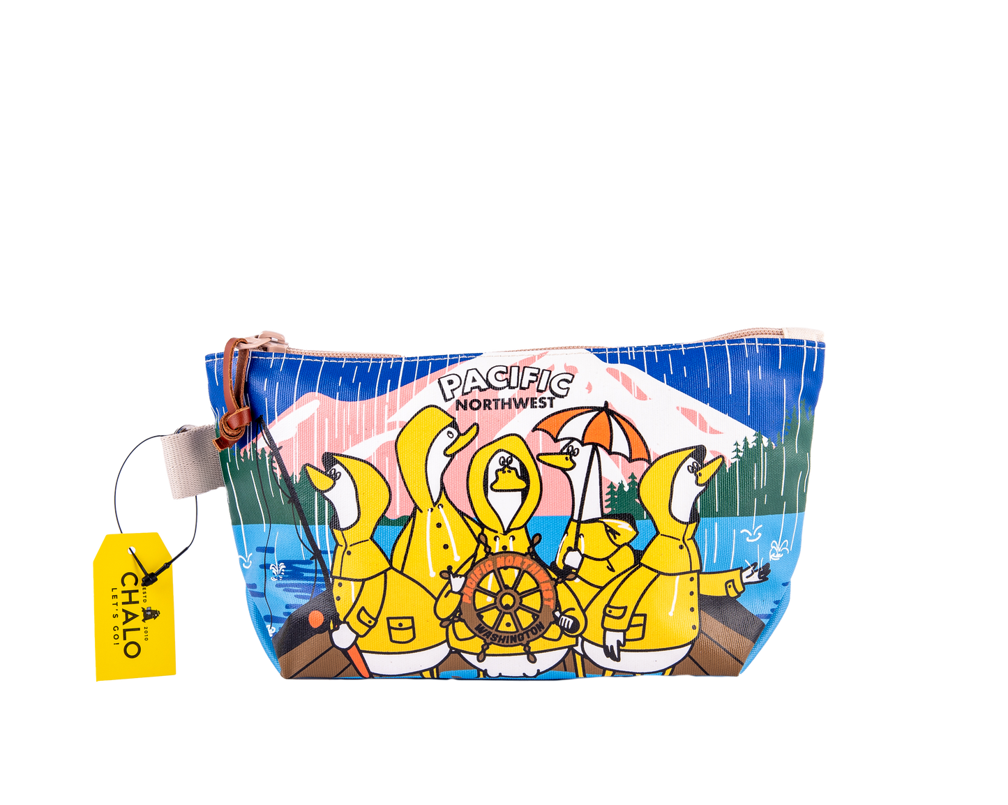 PNW Rain Ducks Medium Pouch