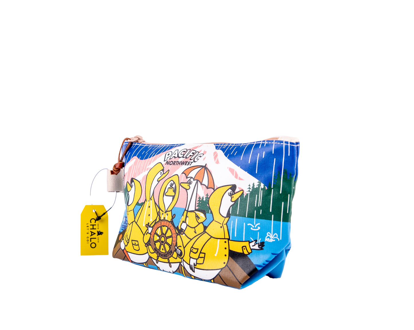 PNW Rain Ducks Medium Pouch