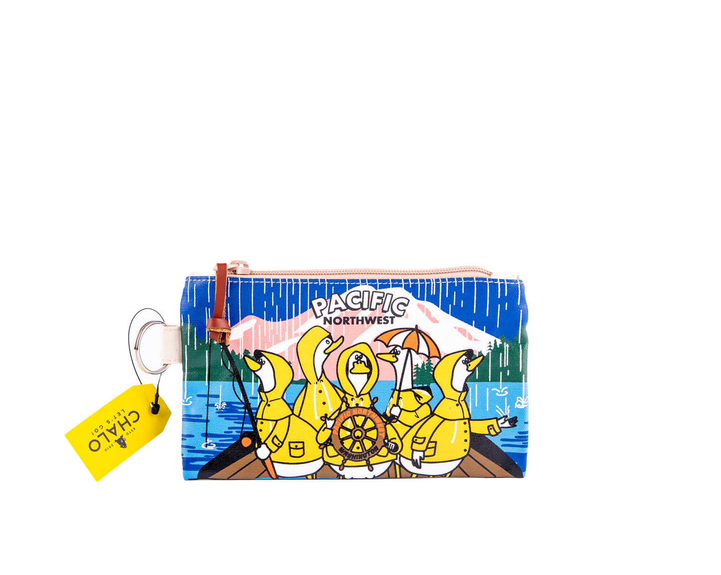 PNW Rain Ducks Small Pouch