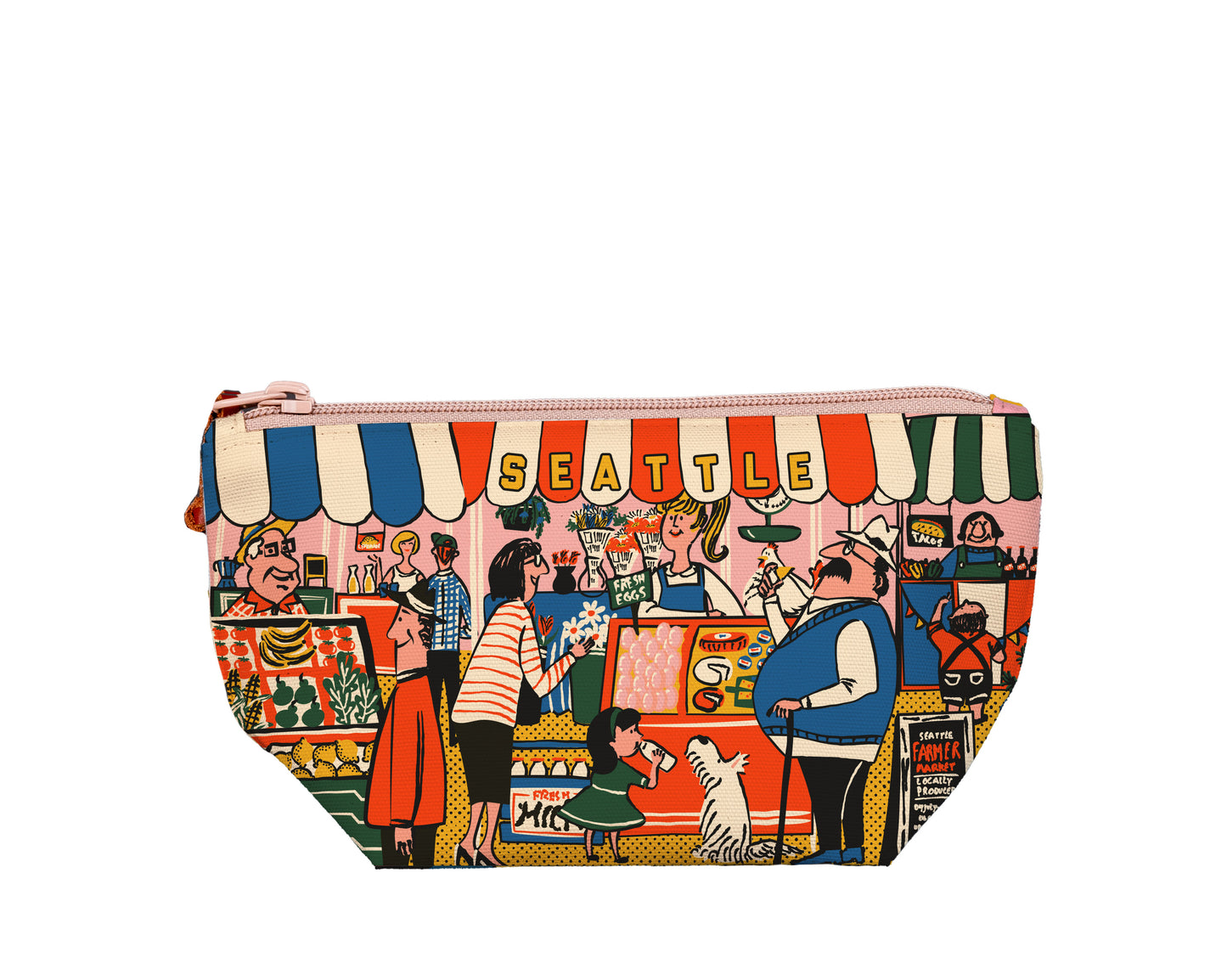 Seattle Classic Farmer’s Market Medium Pouch