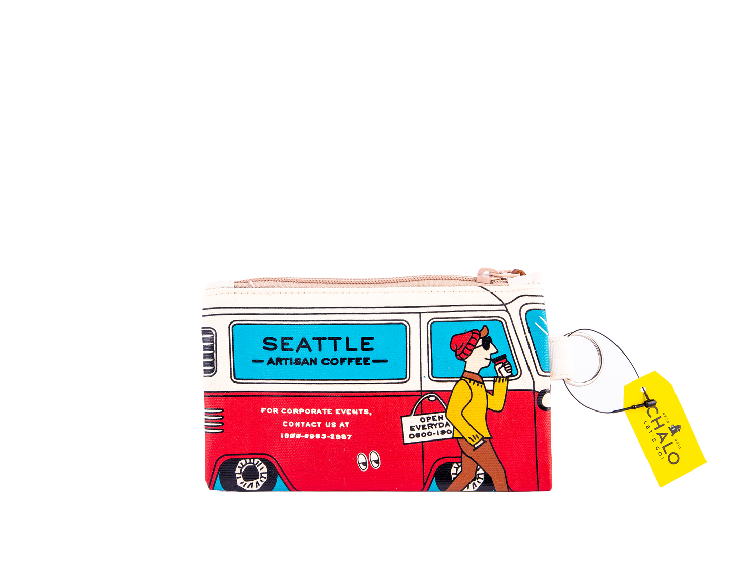 Seattle Coffee Truck Small Pouch