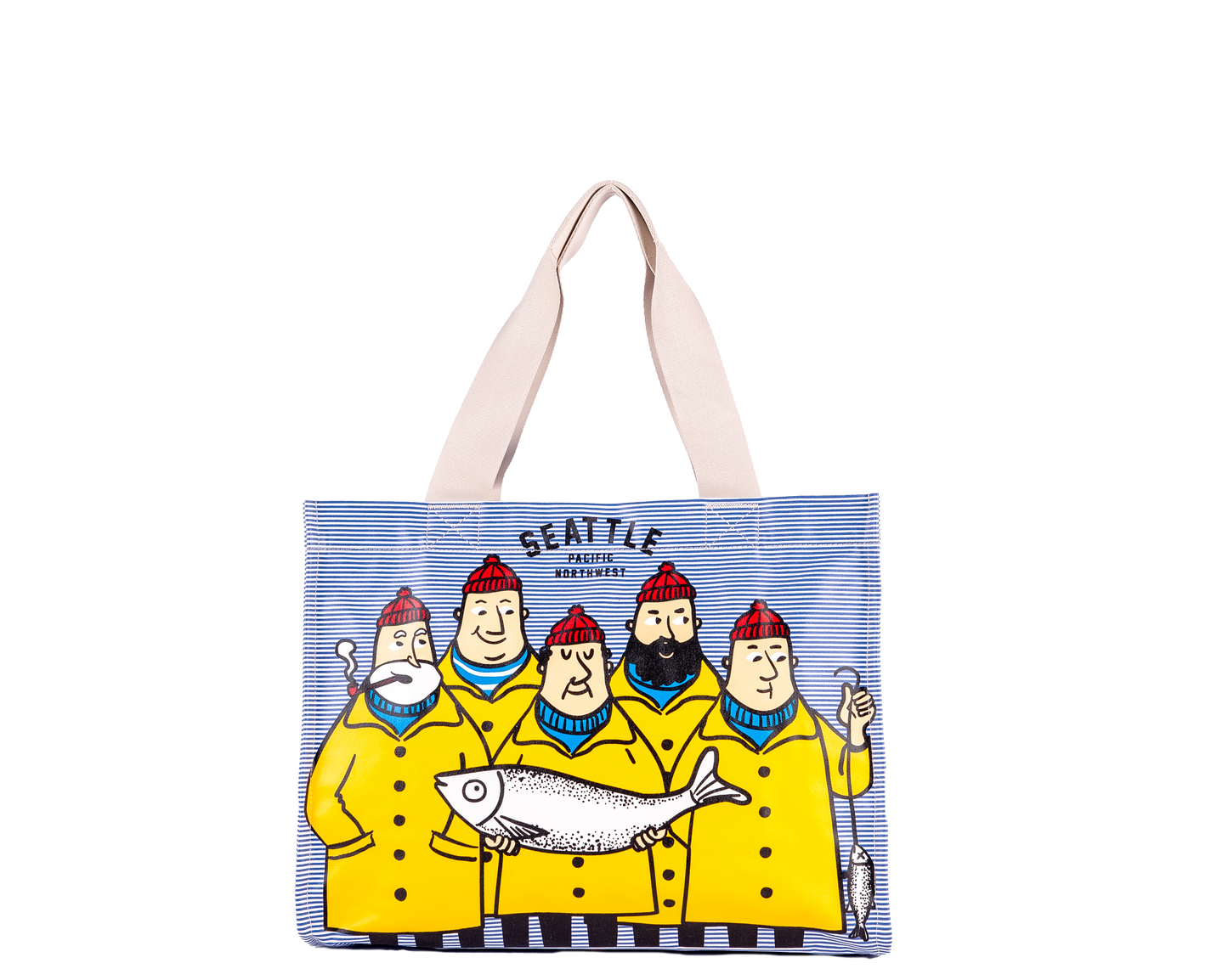Seattle Fishermen Travel Tote Bag