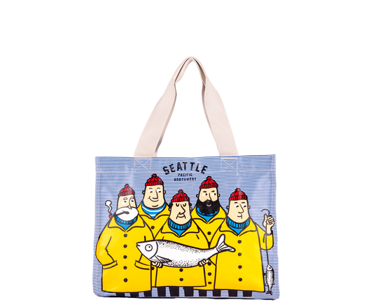Seattle Fishermen Travel Tote Bag