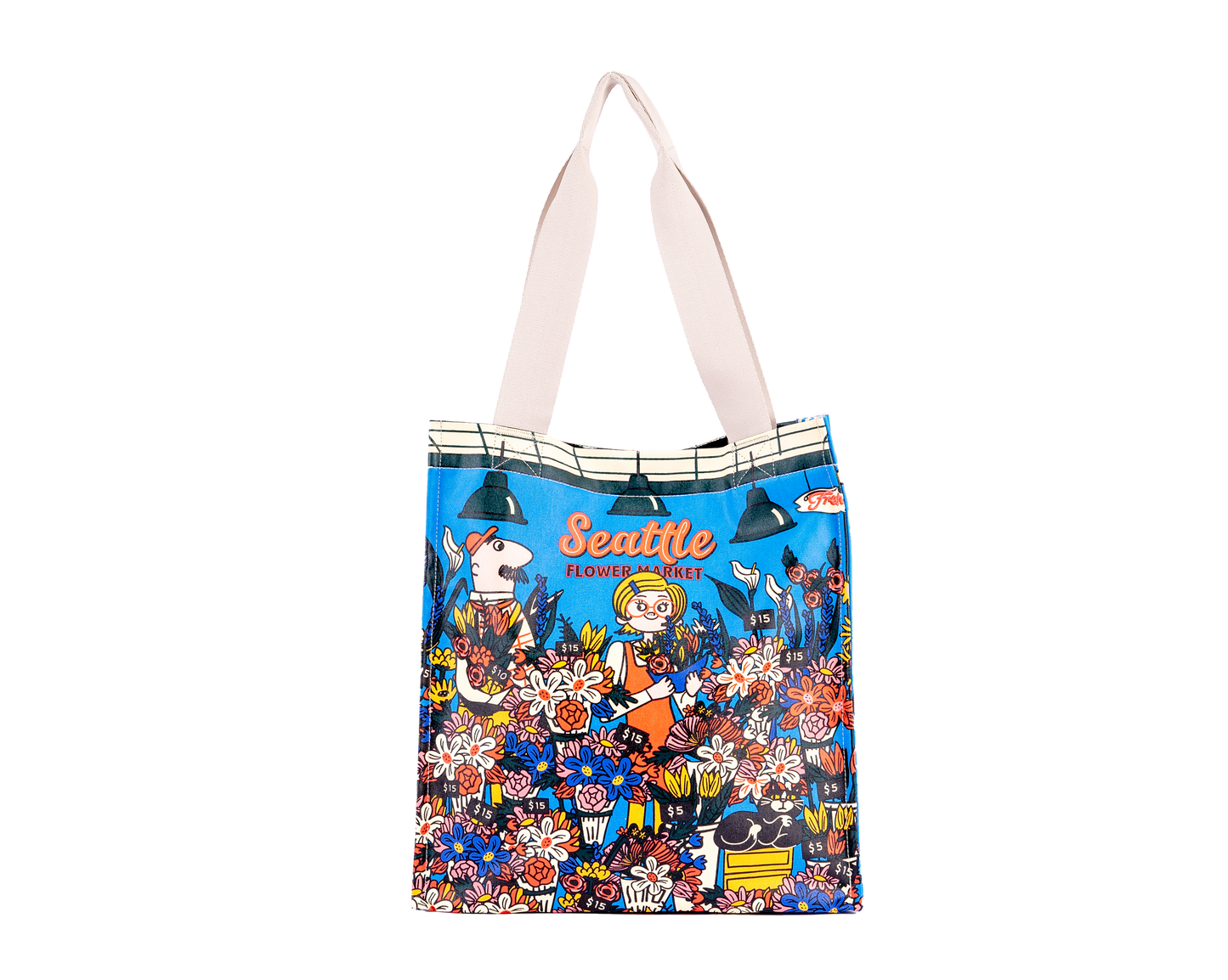 Seattle Floral Market Shopping Bag