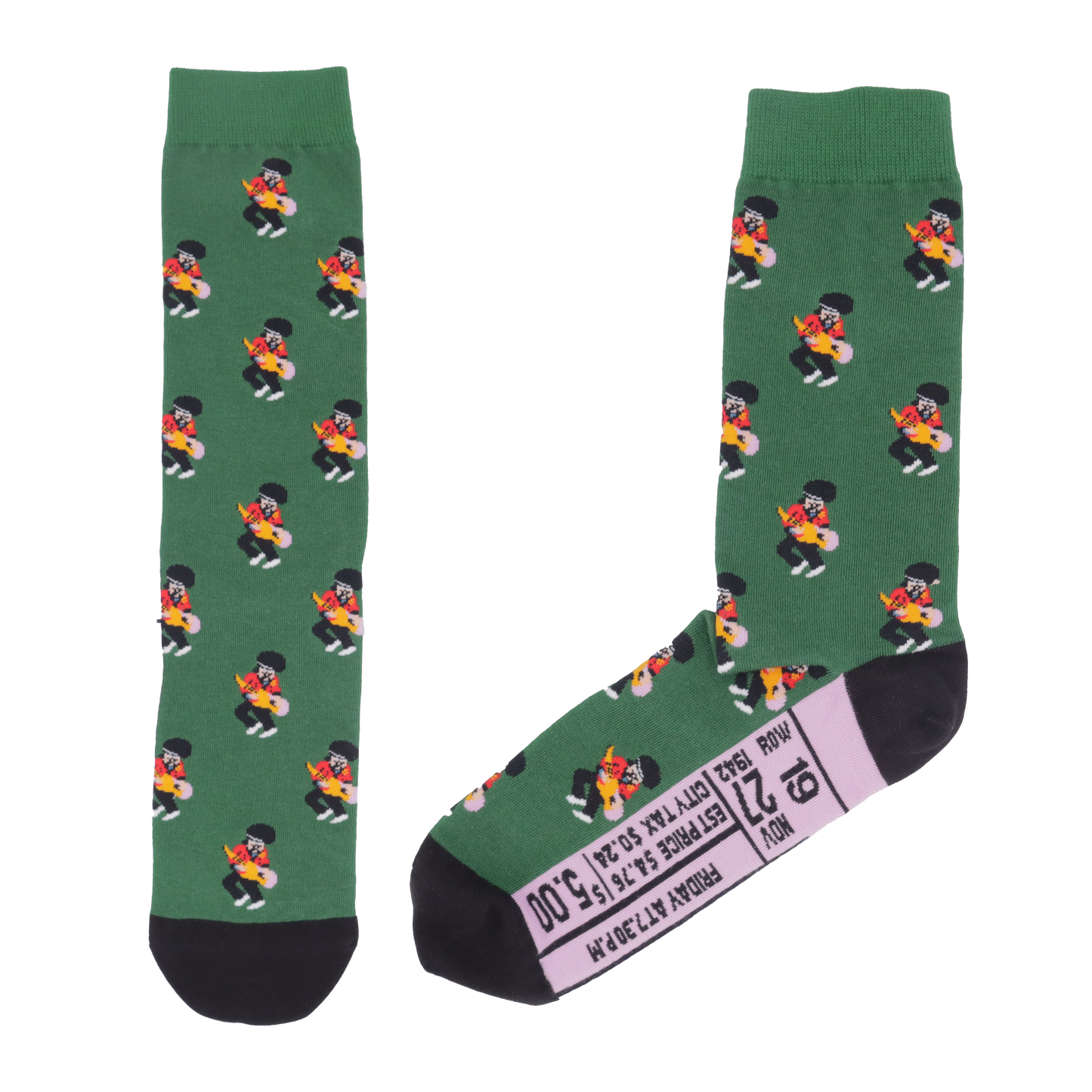 Seattle Jimi Hendrix Crew Socks