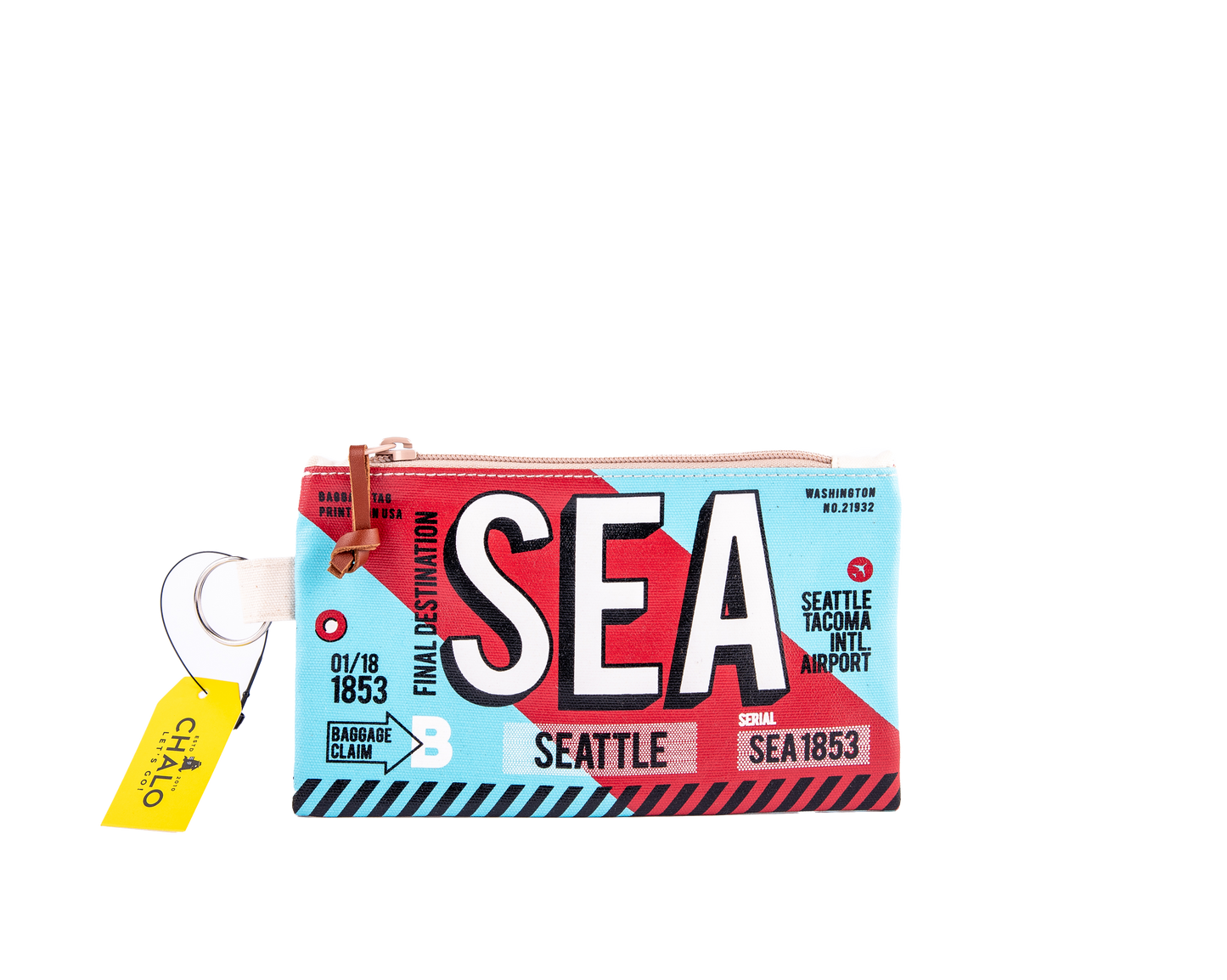 Seattle Luggage Tag Small Pouch
