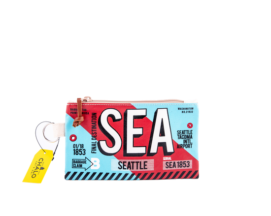 Seattle Luggage Tag Small Pouch