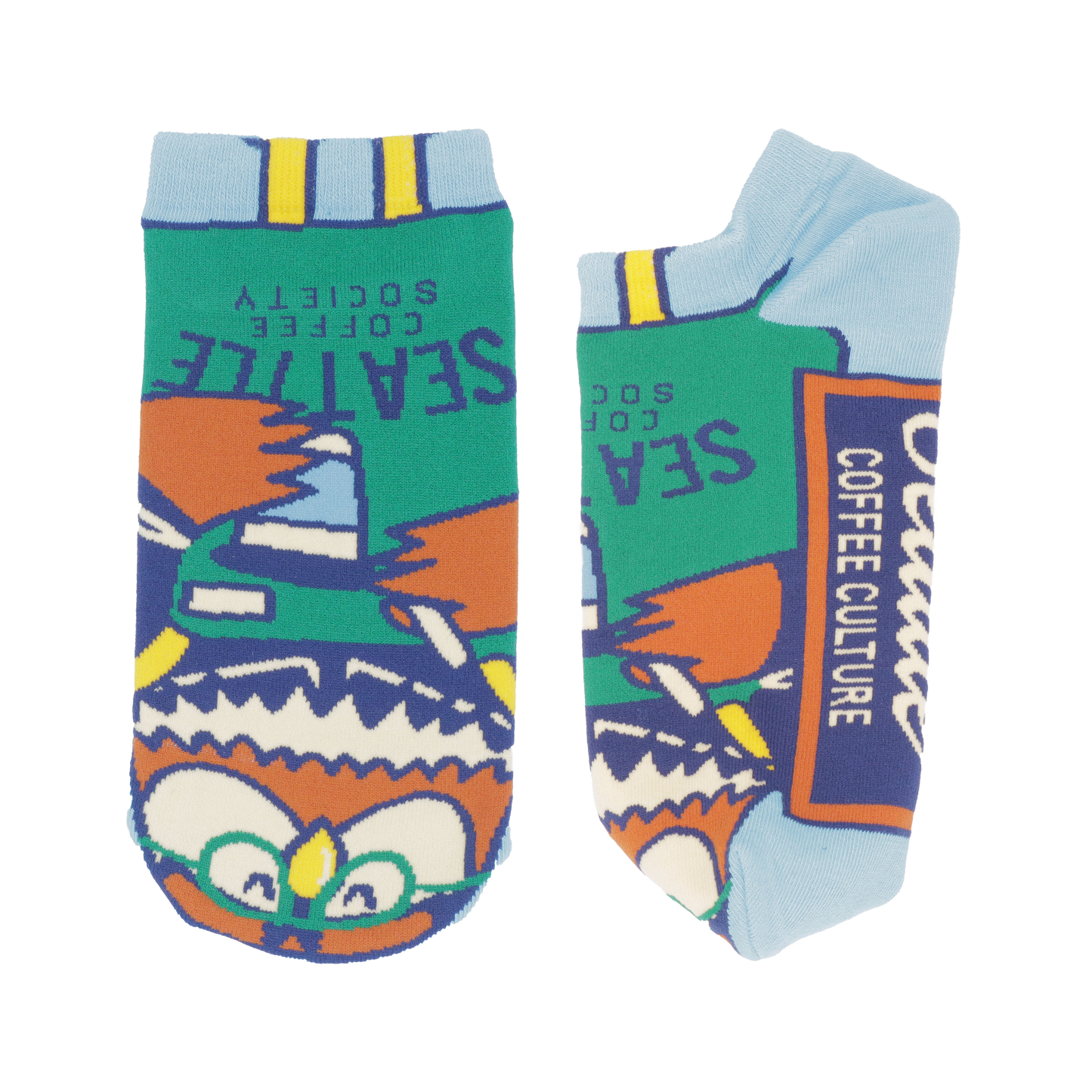 Seattle Owl Barista Ankle Socks