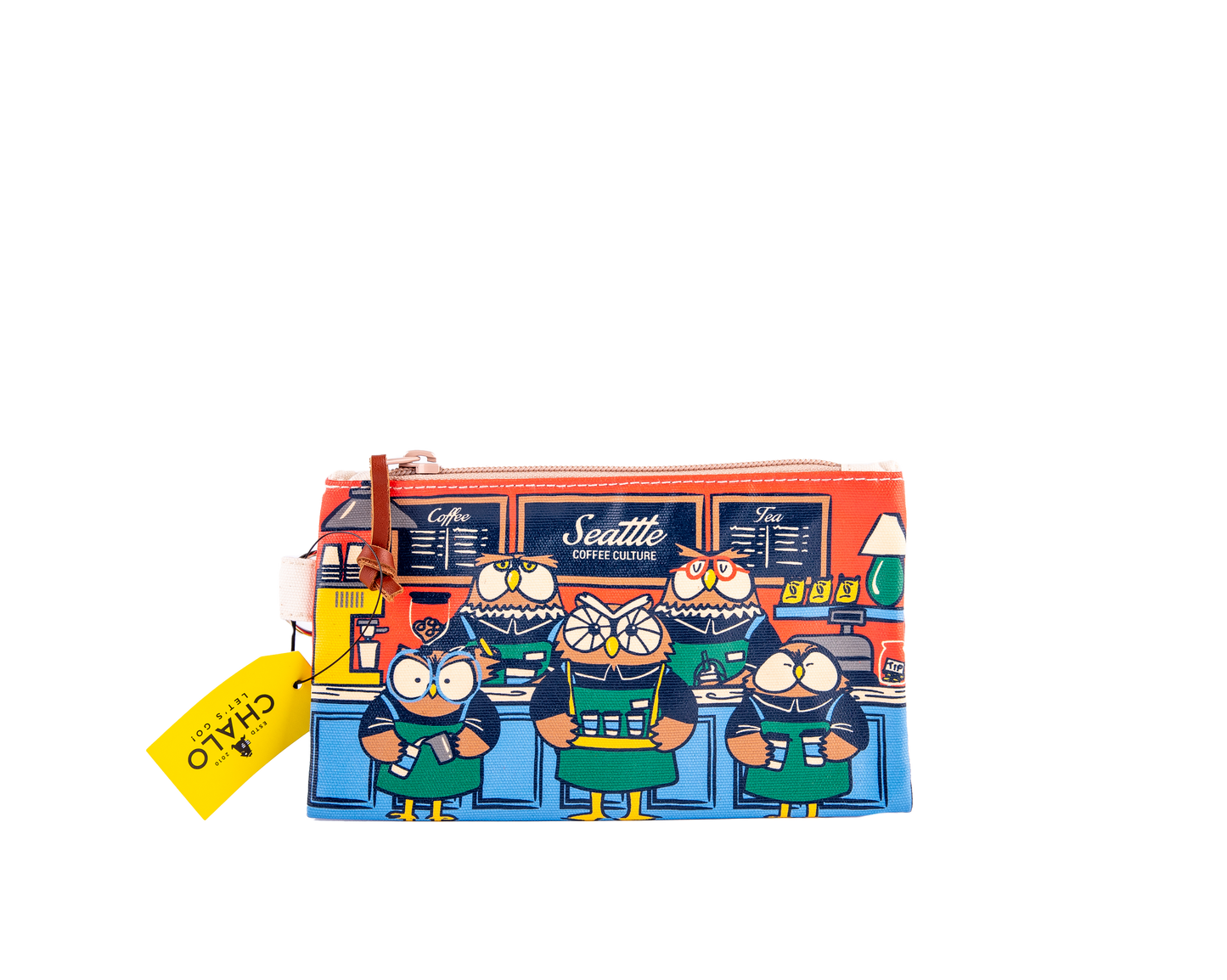 Seattle Owl Baristas Small Pouch