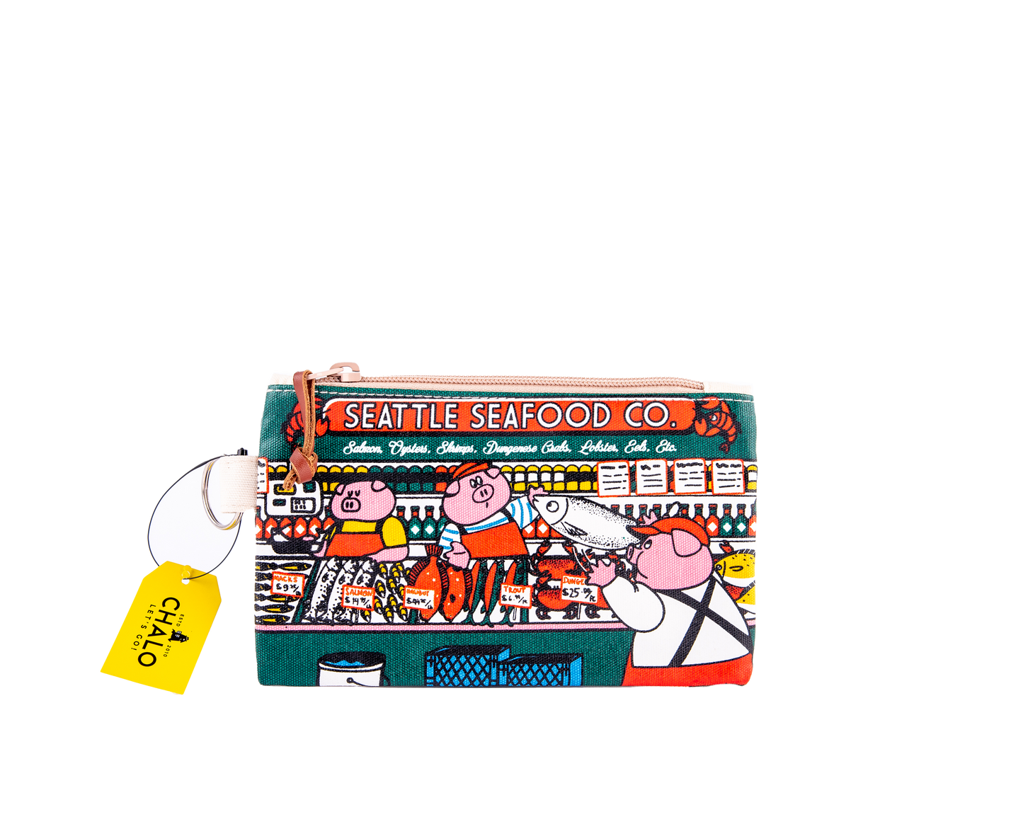 Seattle Piggy Seafood Co. Small Pouch