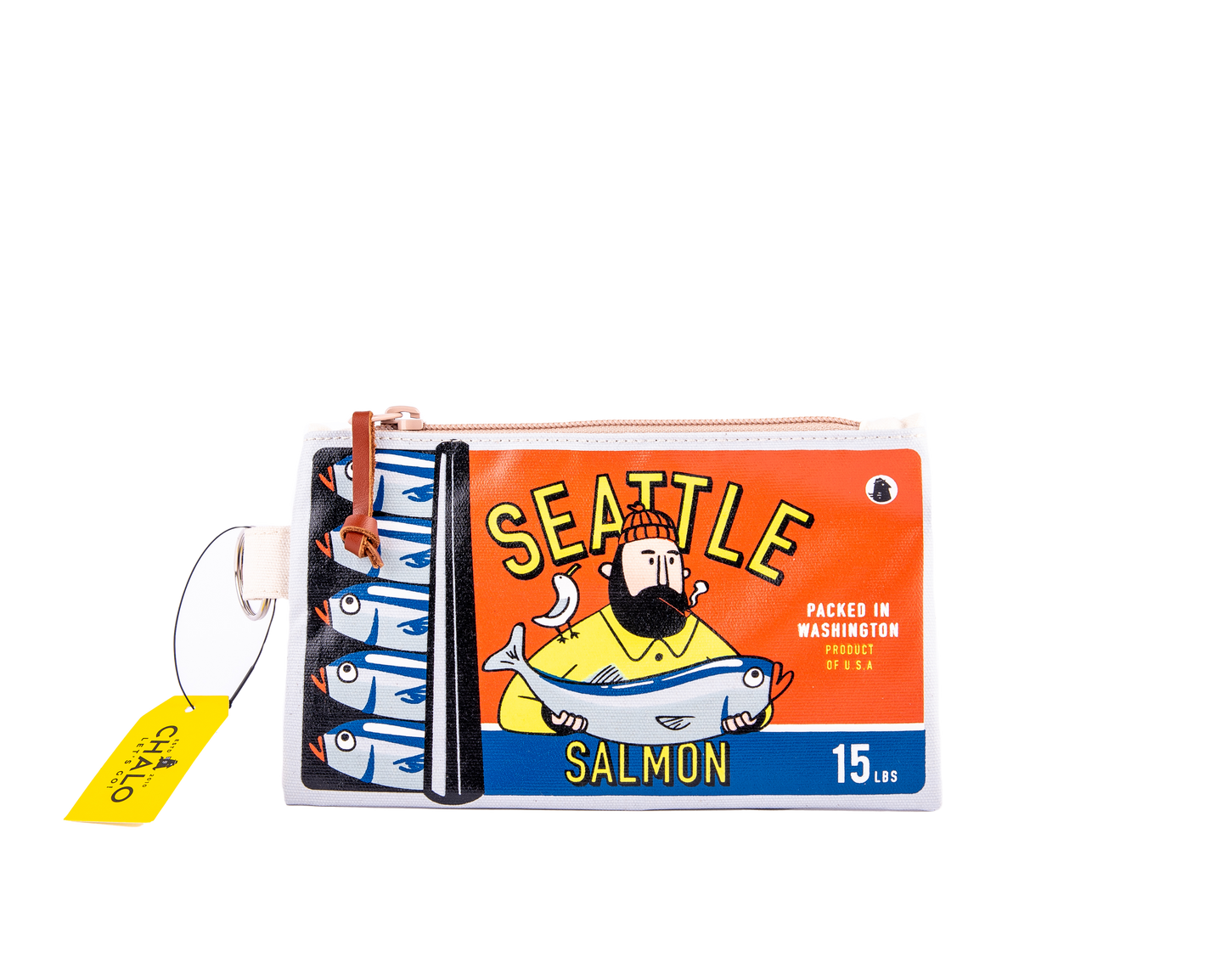 Seattle Salmon Can Small Pouch