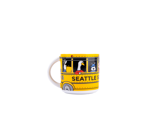 Seattle School Bus Porcelain Mug