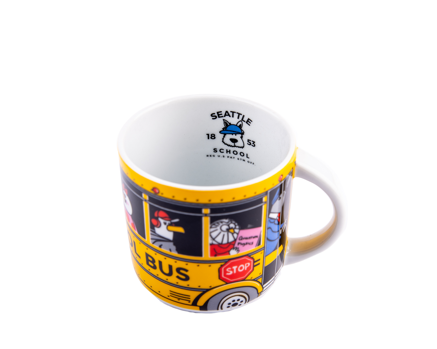 Seattle School Bus Porcelain Mug