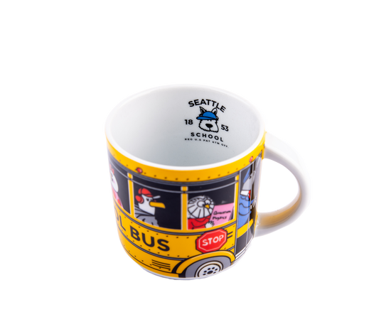 Seattle School Bus Porcelain Mug