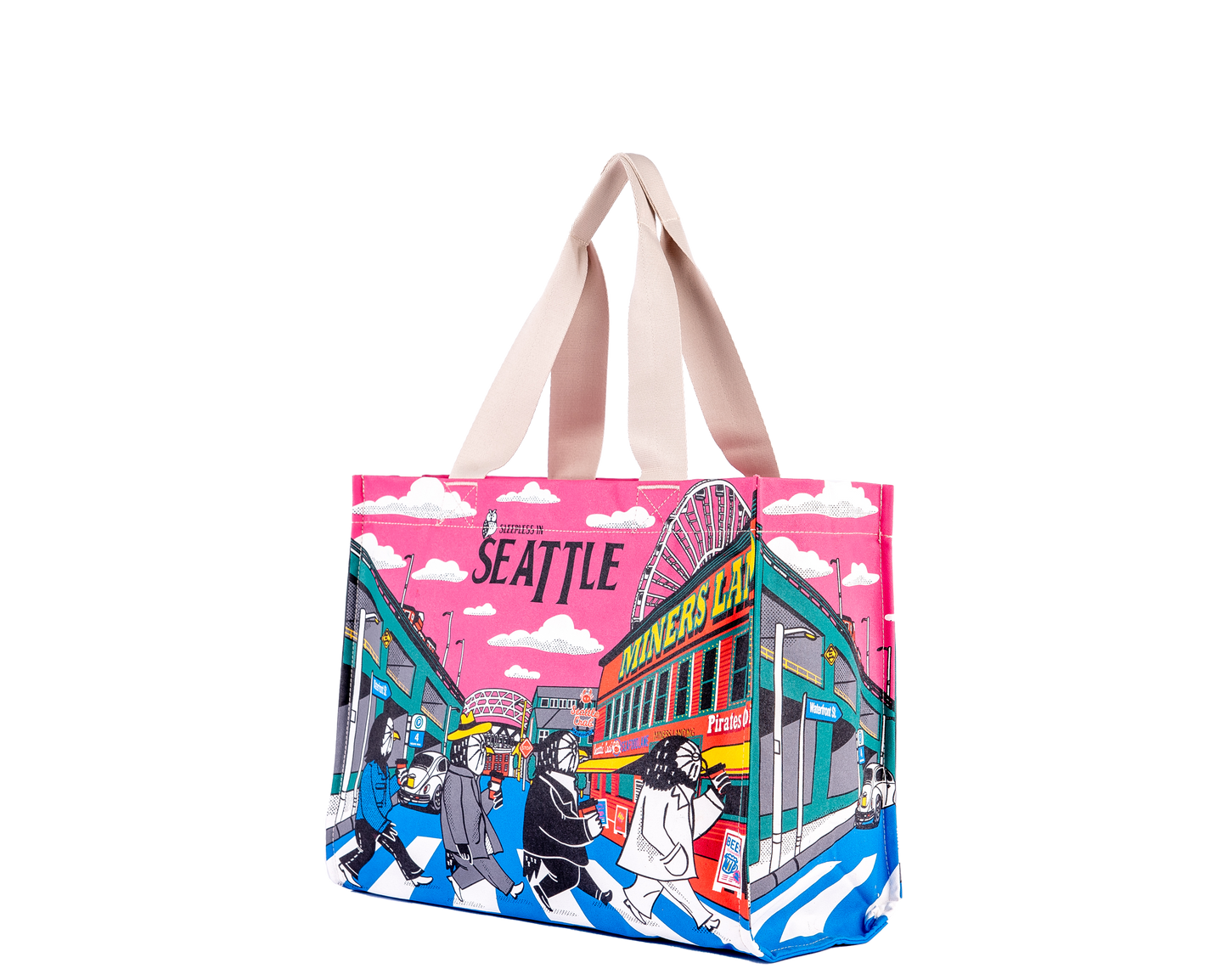 Seattle Sleepless In Seattle Waterfront Owls Travel Tote Bag