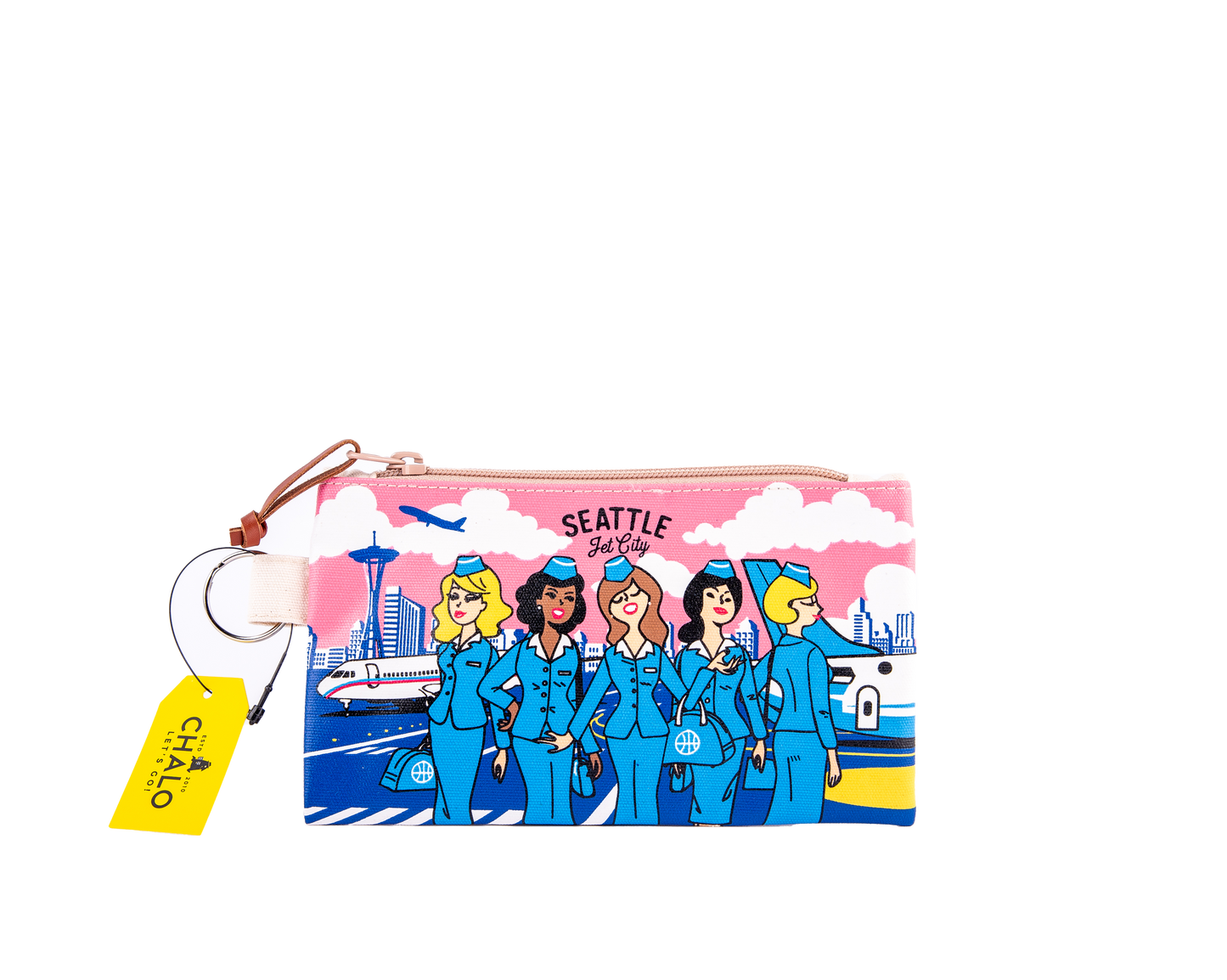 Seattle Stewardess Skyline Small Pouch