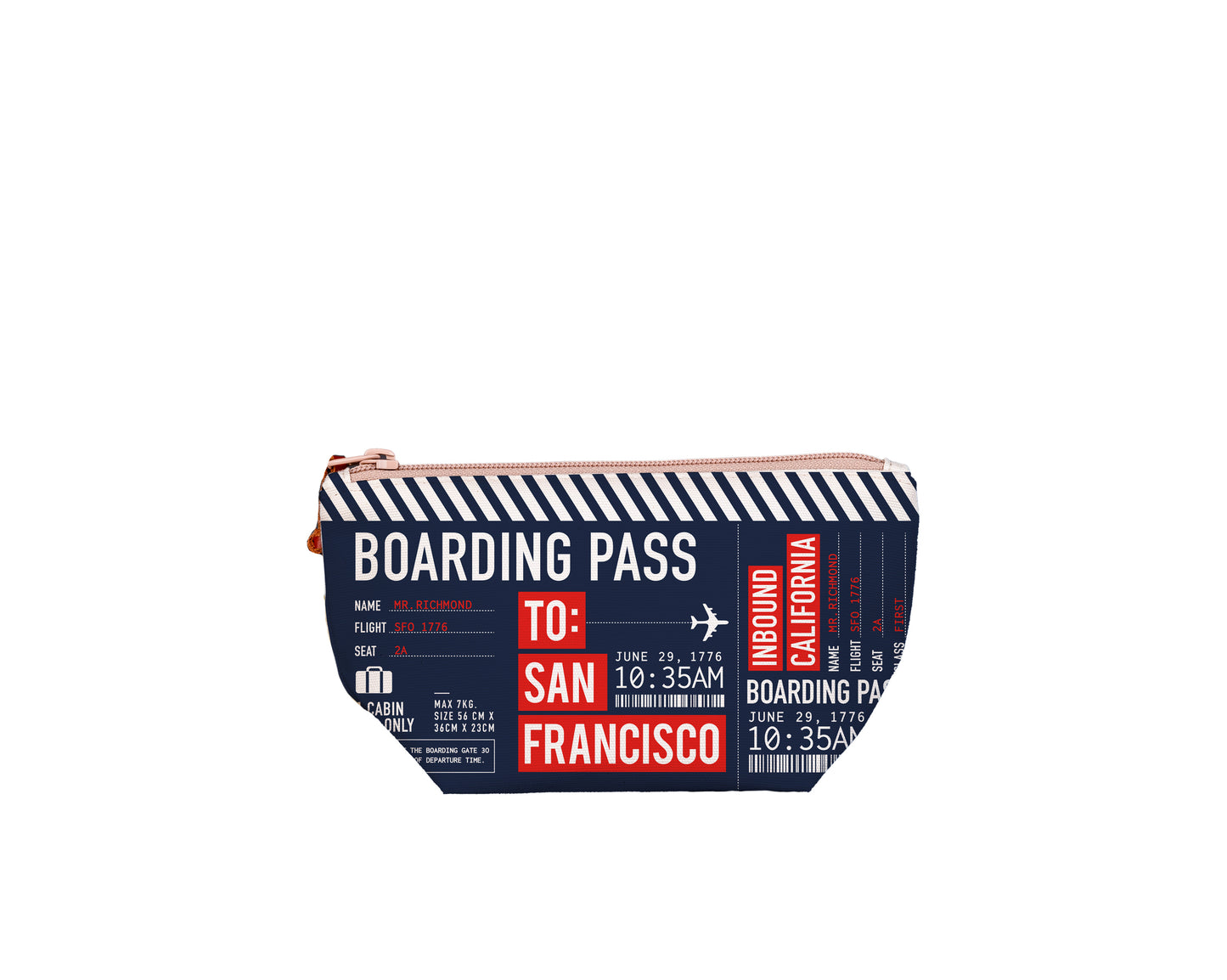 SF Boarding Pass Medium Pouch
