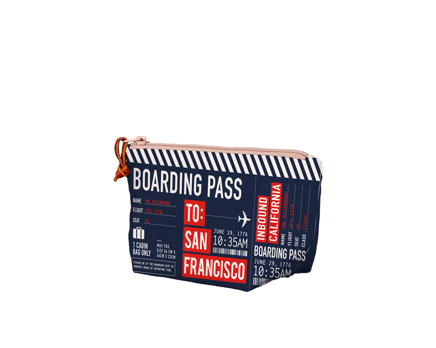 SF Boarding Pass Medium Pouch