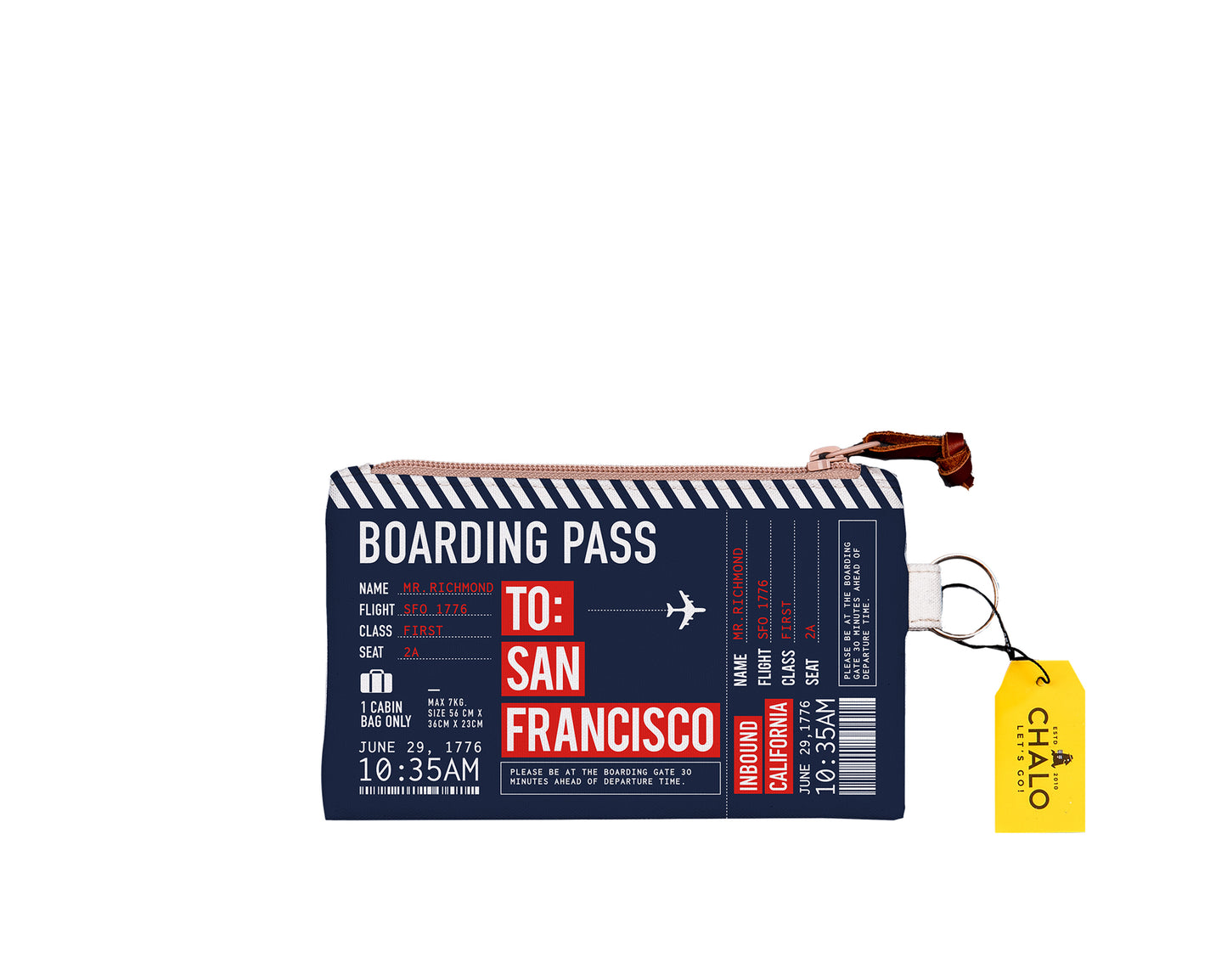 SF Boarding Pass Small Pouch