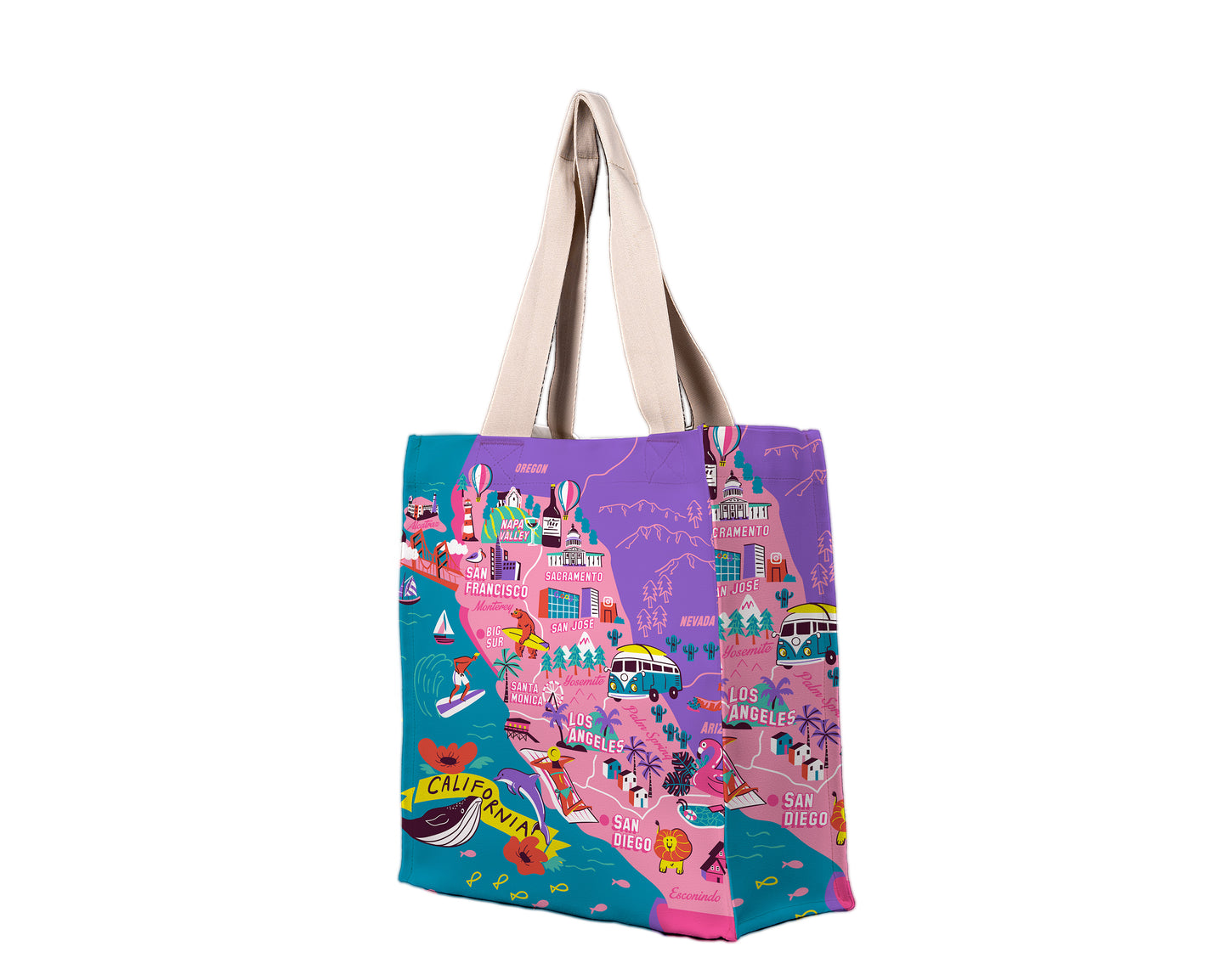SF Calimap Shopping Bag