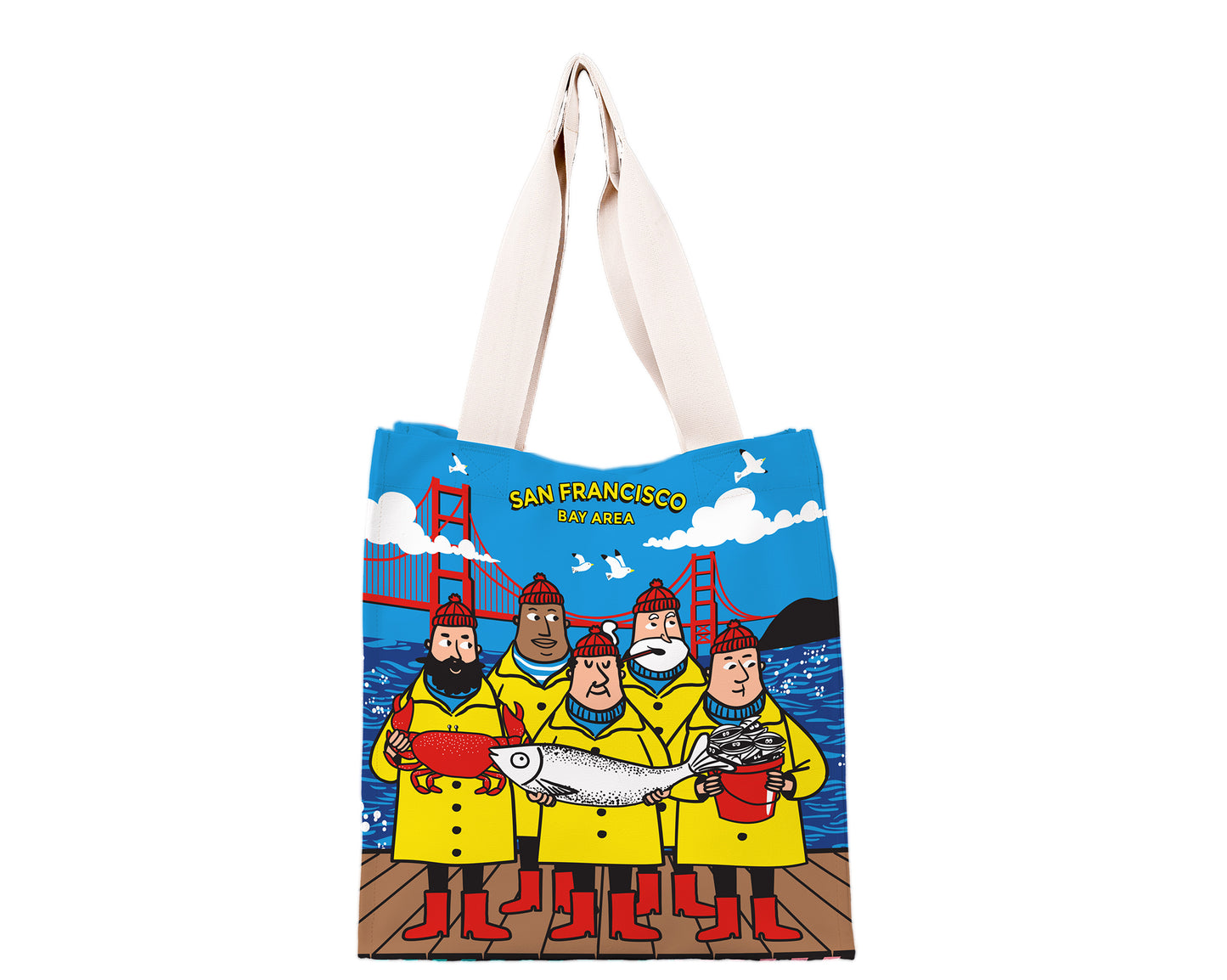 SF Fishermen Shopping Bag