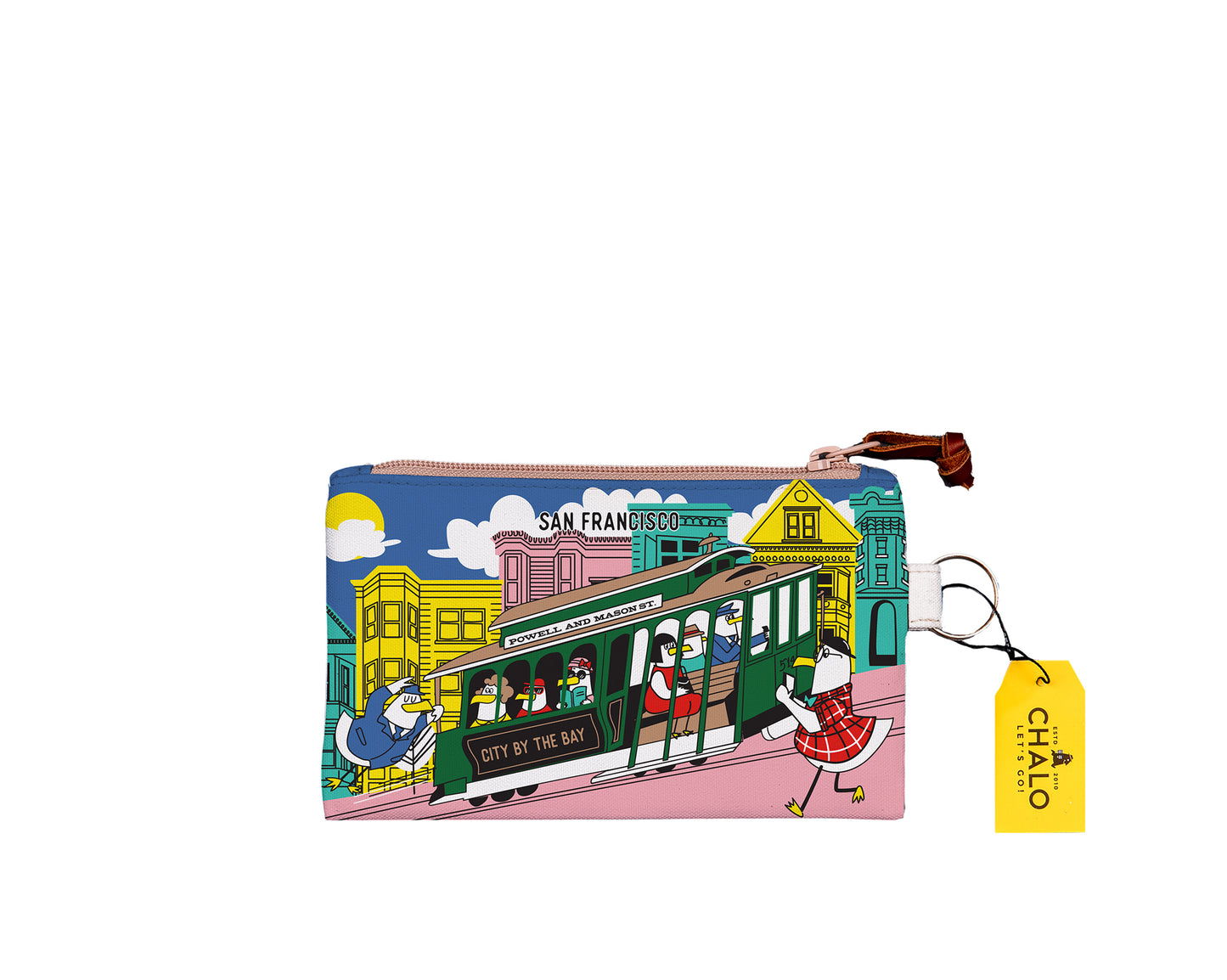 SF Gull Streetcar Small Pouch