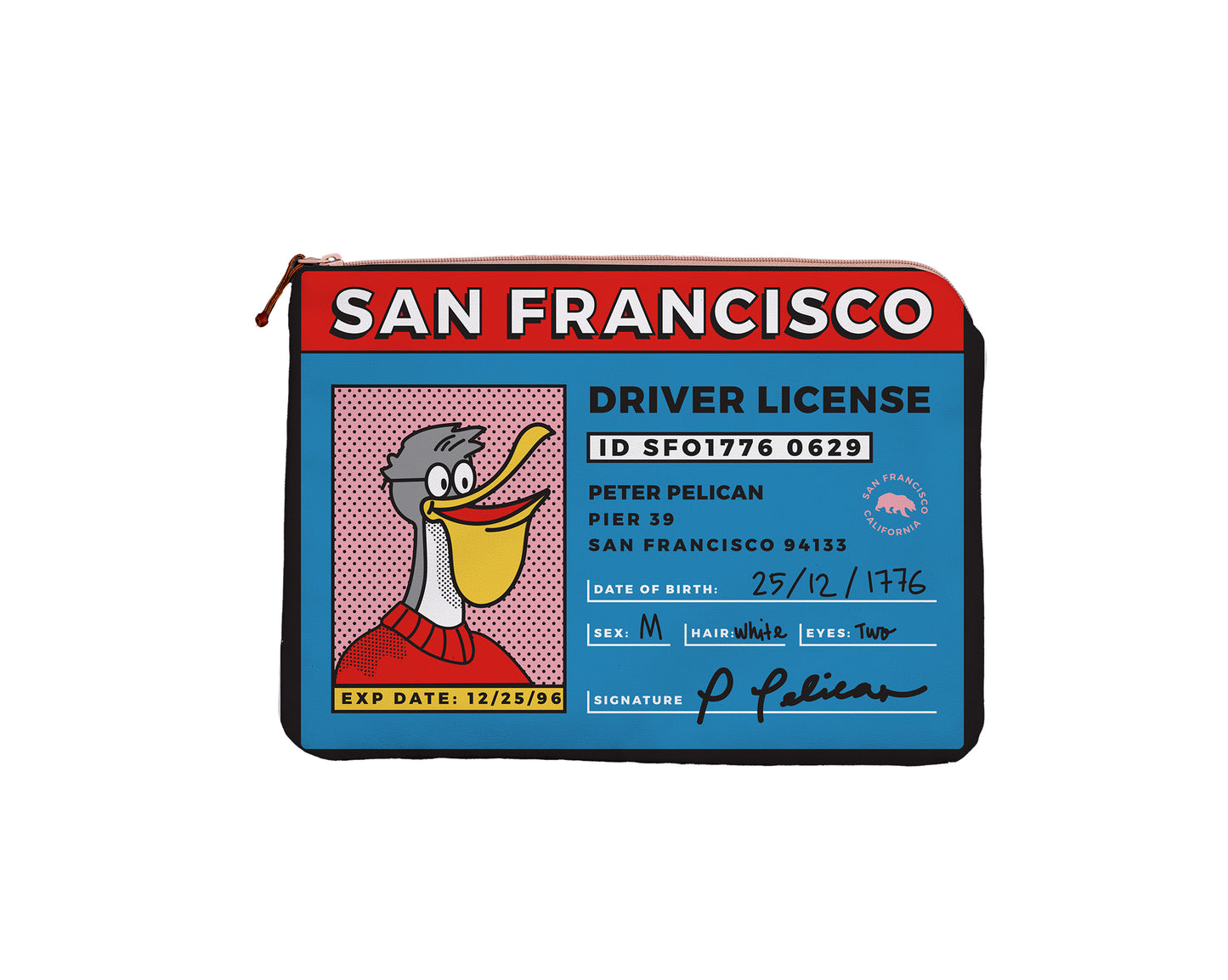 SF Pelican Driver's License 13" Laptop Case
