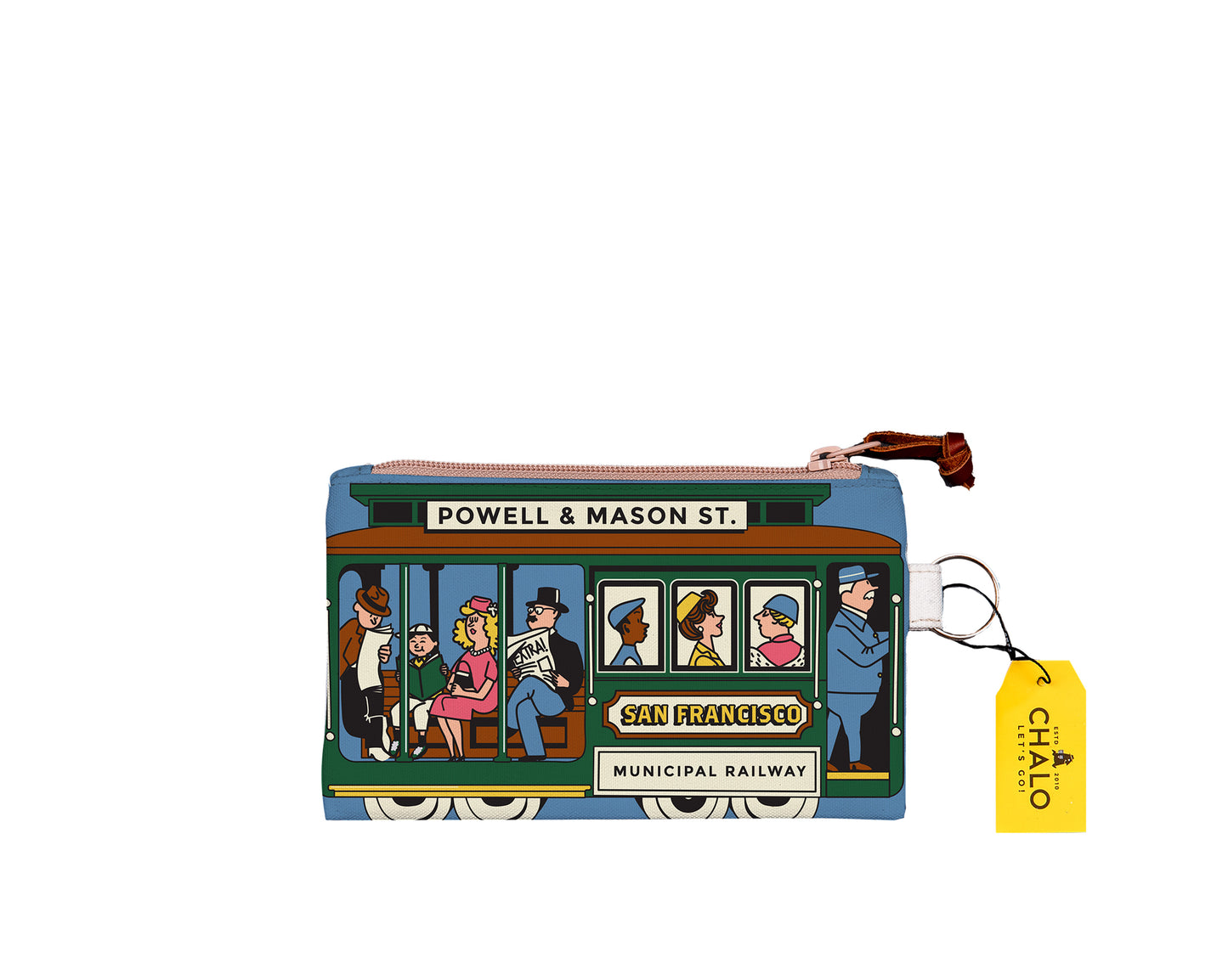 SF Cable Car Small Pouch