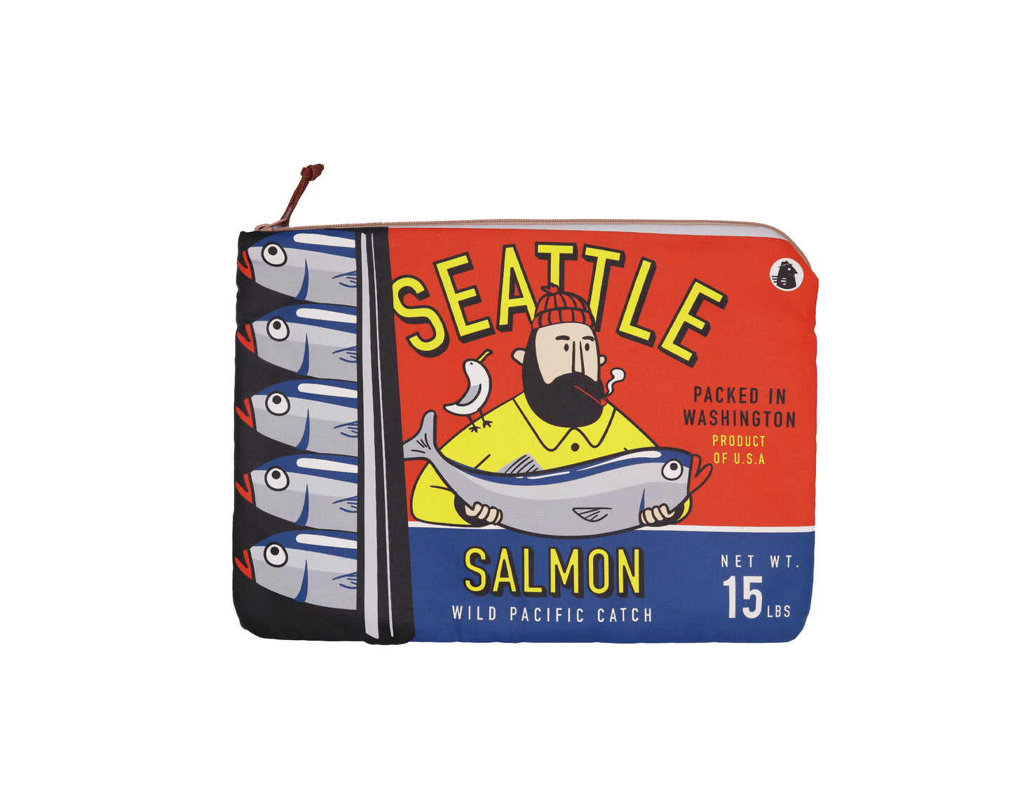 Seattle Salmon Can 13" Laptop Case