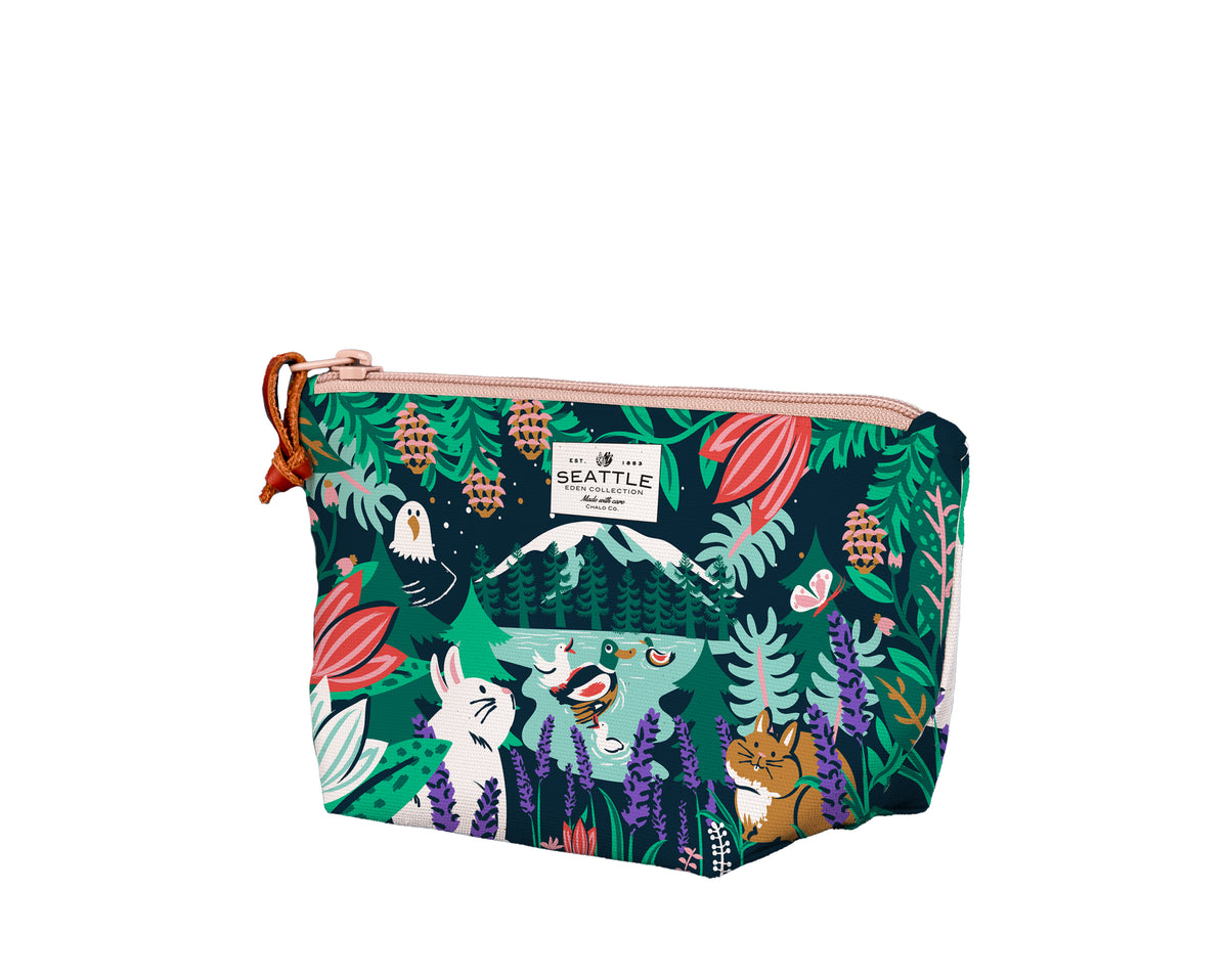 Seattle Mt. Rainier Medium Pouch – Chalo & Co.