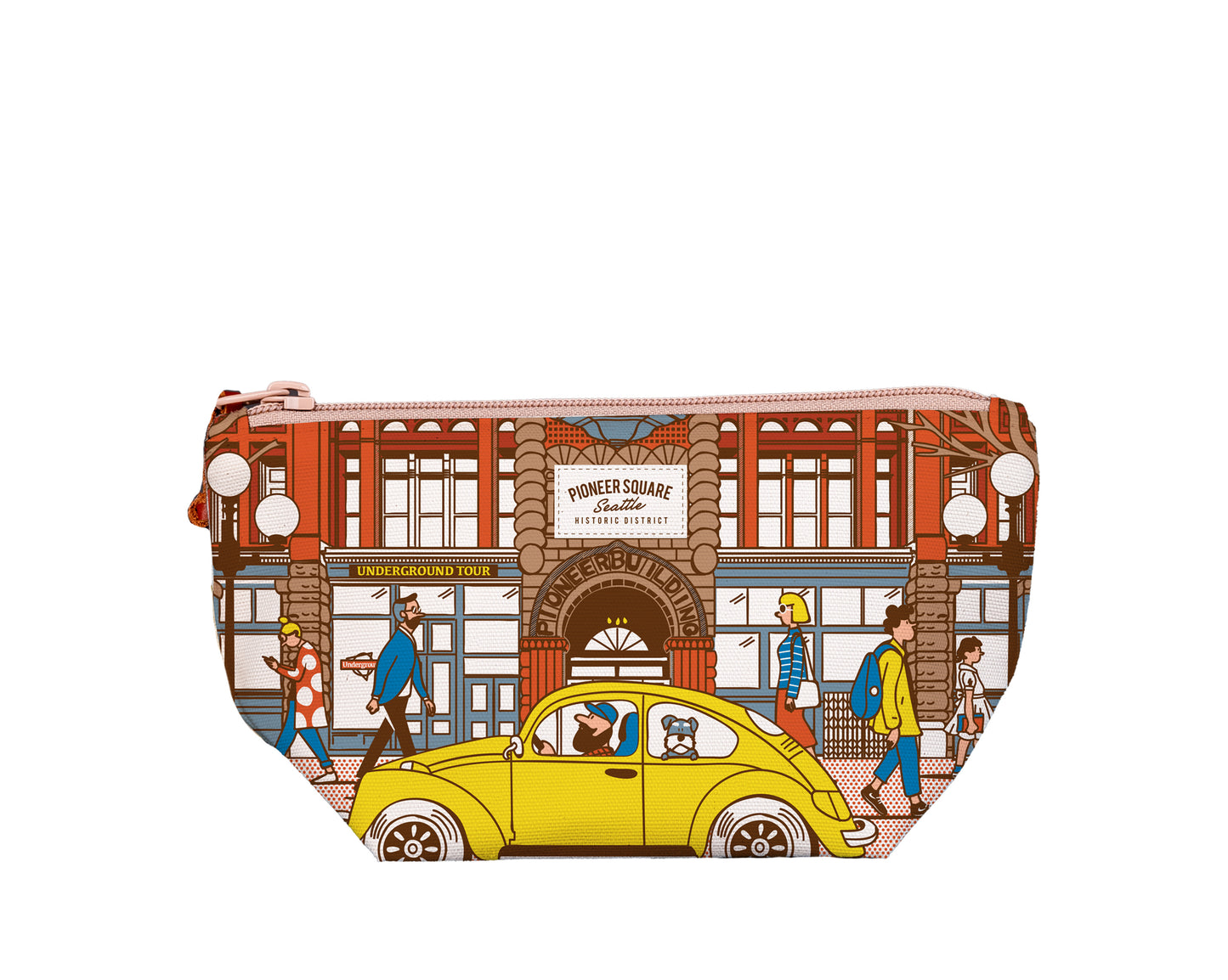 Seattle Underground Pioneer Square Medium Pouch
